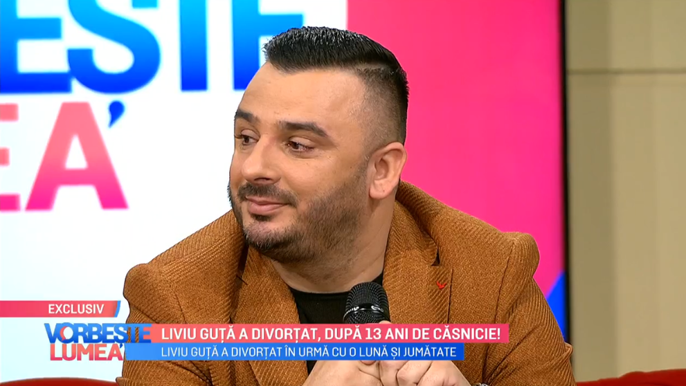Liviu Guță, la un pas să izbucnească în lacrimi în platoul Vorbește lumea: 