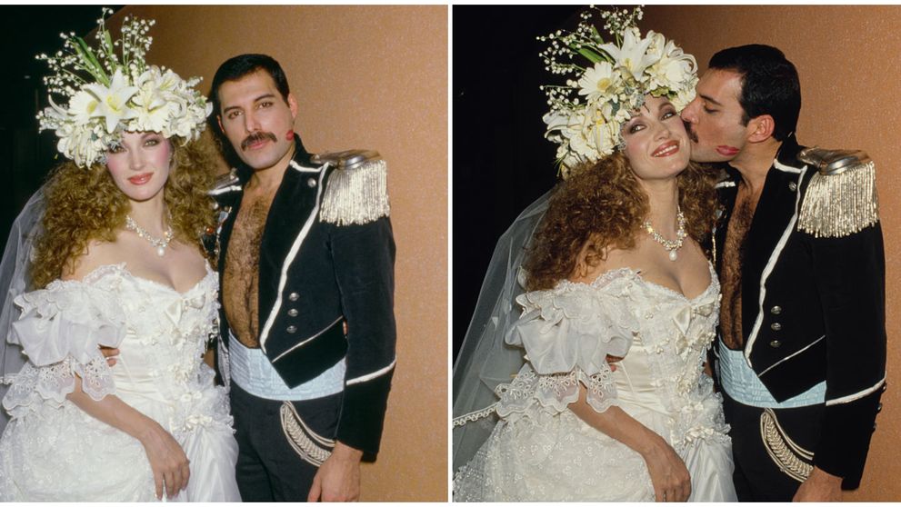 Povestea din spatele fotografiilor care au făcut istorie în 1985. Cum a ajuns Jane Seymour „mireasa” lui Freddie Mercury: „Una dintre cele mai frumoase amintiri din viața mea”