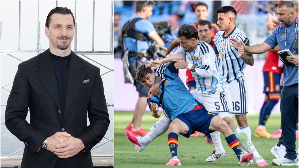 Zlatan Ibrahimovic, reacție șocantă după ce Leandro Paredes i-a lovit pe jucătorii Spaniei și a dat cu ei de pământ: „Dacă eram pe teren...”