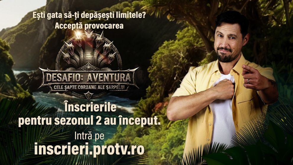 Au început înscrierile pentru sezonul 2 Desafio: Aventura! Daniel Pavel: „A sosit momentul mult așteptat”