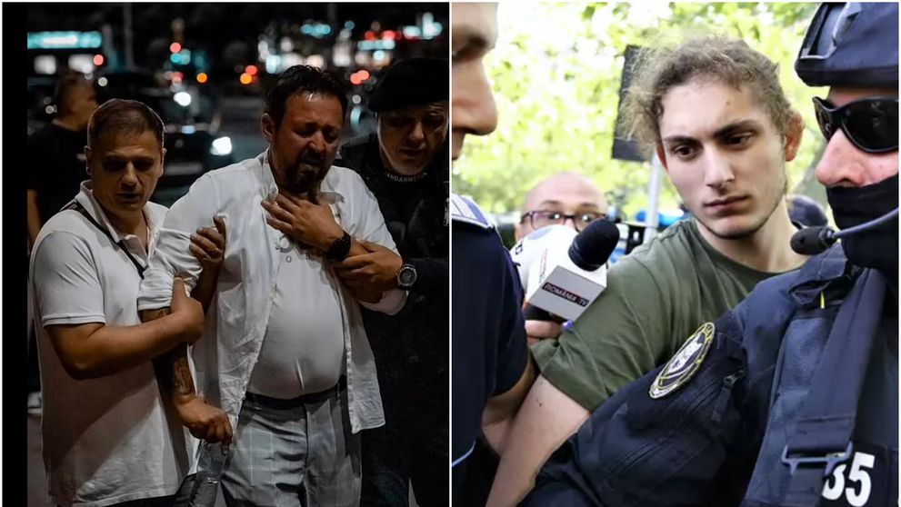 Panică la protestul de sâmbătă seară în Piața Victoriei! Tatăl lui Sebastian Olariu, tânărul ucis de Vlad Pascu la 2 Mai, a fost luat cu ambulanța