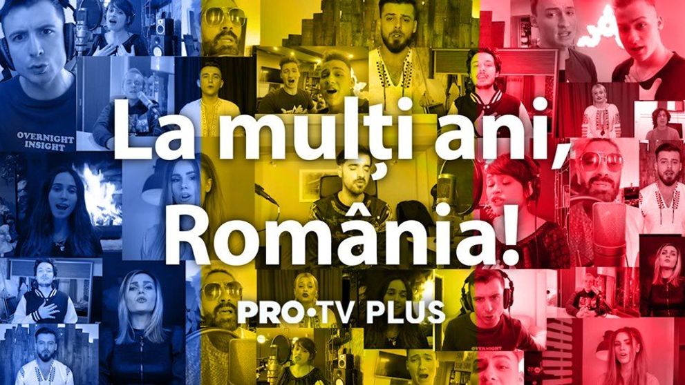 PRO TV PLUS lansează varianta 2020 a Imnului României cu unii dintre cei mai cunoscuți vloggeri și artiști ai momentului!
