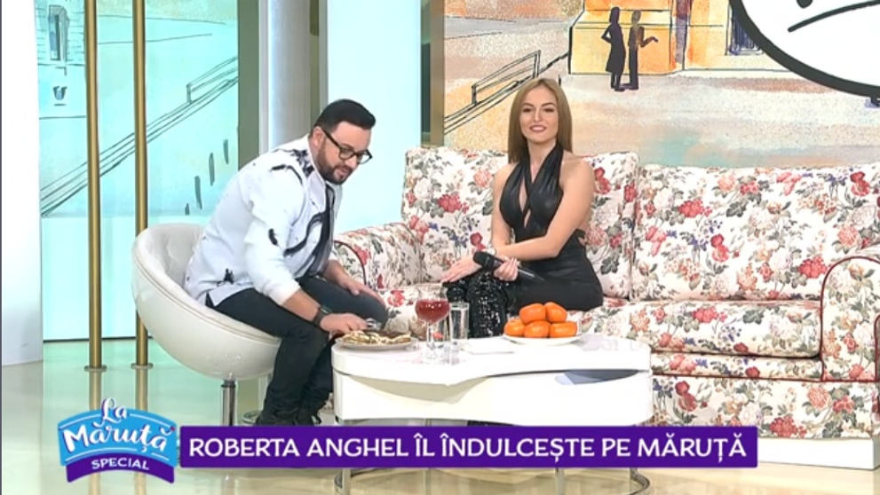VIDEO Roberta Anghel îl îndulcește pe Măruță