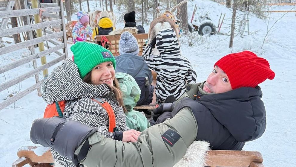 Adela Popescu s-a ținut de promisiune și și-a dus și mezinul în Laponia! Imagini de basm din țara lui Moș Crăciun: „Cu echipamentul potrivit si un ceai cald poate fi minunat, de poveste”