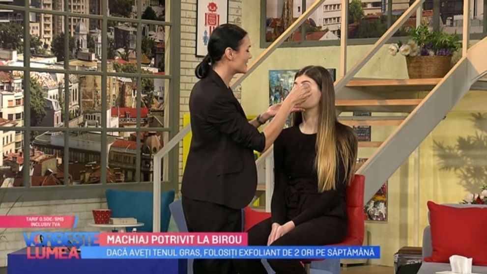 Cum să-ți faci un machiaj potrivit pentru birou. Dana Argeșan îți arată câteva trucuri