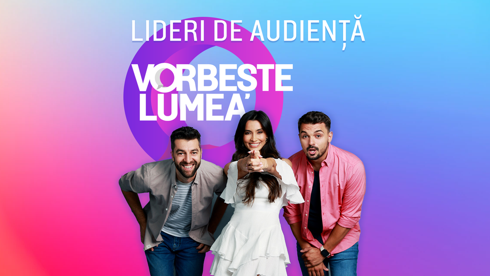 Vorbește Lumea... că emisiunea a fost, ieri, lider absolut de audiență!