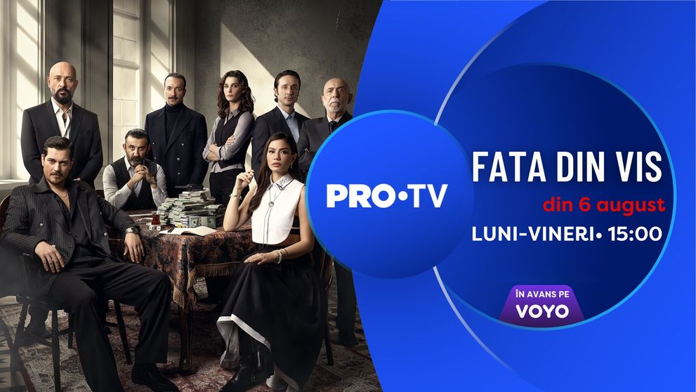 „Fata din vis” (EŞREF RÜYA), serialul cu cea mai mare audiență în Turcia, va fi difuzat la PRO TV. În rolurile principale, Çağatay Ulusoy și Demet Özdemir