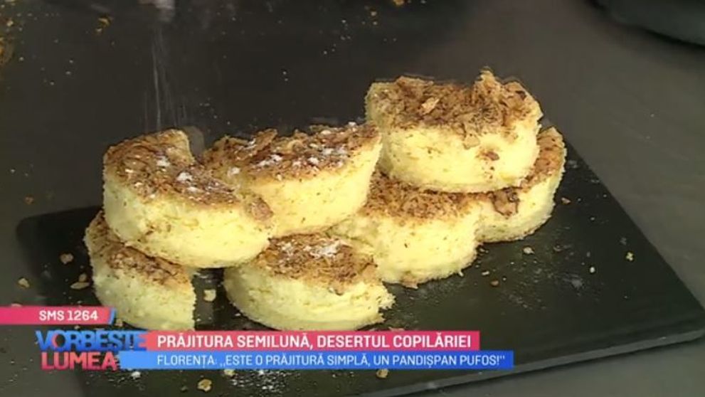 VIDEO Prăjitura semilună, desertul copilăriei