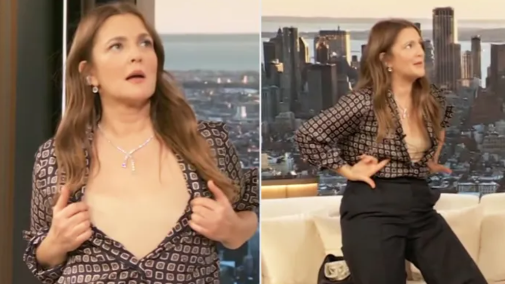 Drew Barrymore, gest neașteptat în direct. Motivul pentru care și-a descheiat cămașa: „Nu-mi pasă!”