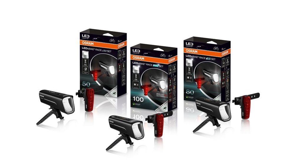 (P) Tehnologia LED de la ams OSRAM – acum și pentru biciclete: noua gamă LEDsBIKE® RACE