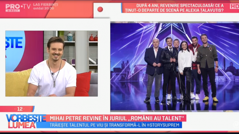 VIDEO Mihai Petre revine în juriul 