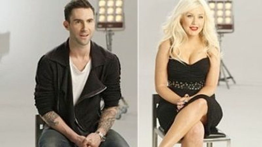 Adam Levine si Christina Aguilera canta 'Moves Like Jagger'! AUDIO PREMIERA