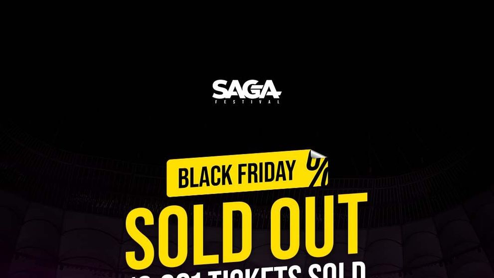 SAGA Festival, sold out în campania de Black Friday! 10.001 bilete pentru cea de-a treia ediție, cumpărate în weekend