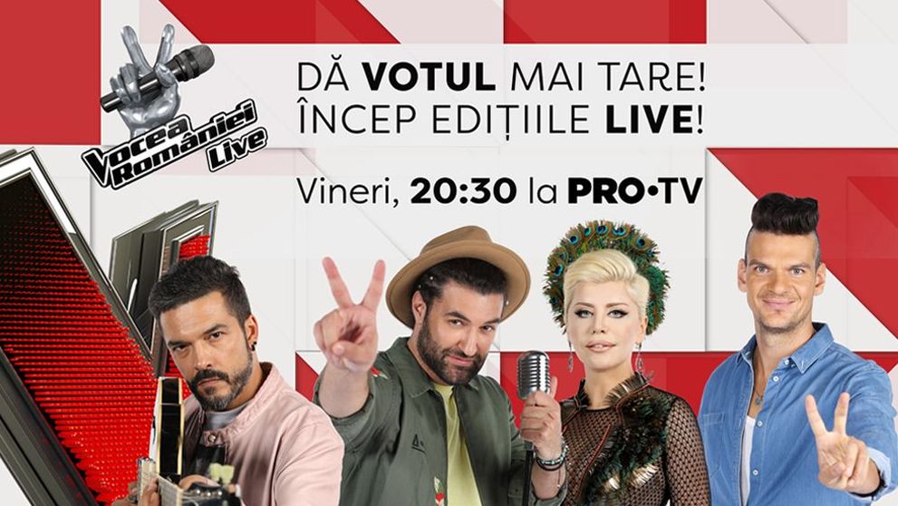 Afla aici cum iti poti sustine favoritii in prima editie LIVE. Vocea Romaniei, ACUM, la PROTV