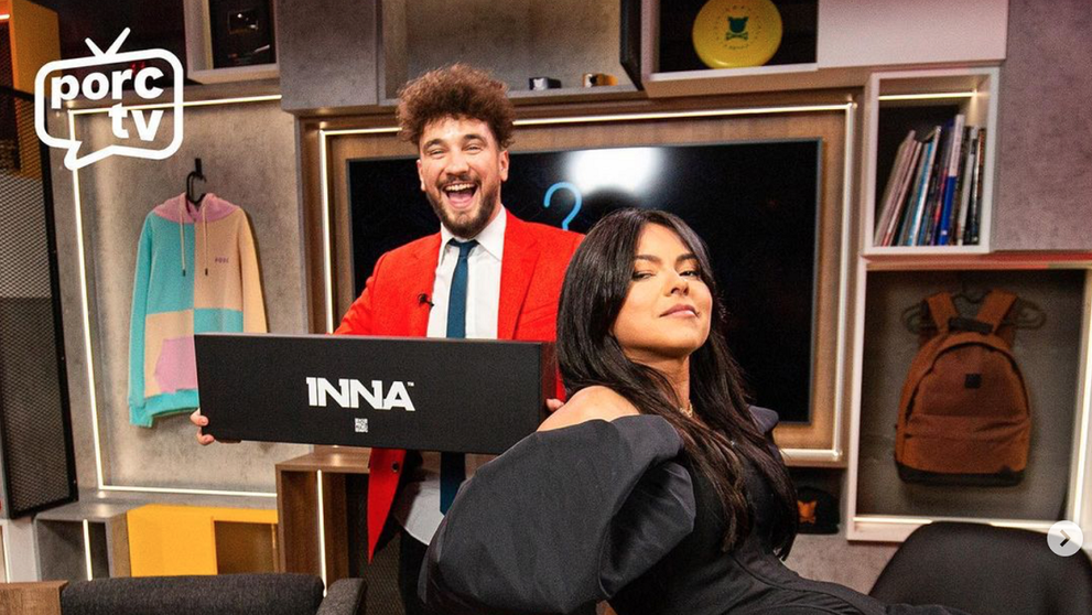 Inna, filmată în timp ce cântă manele! Clipul, postat pe YouTube