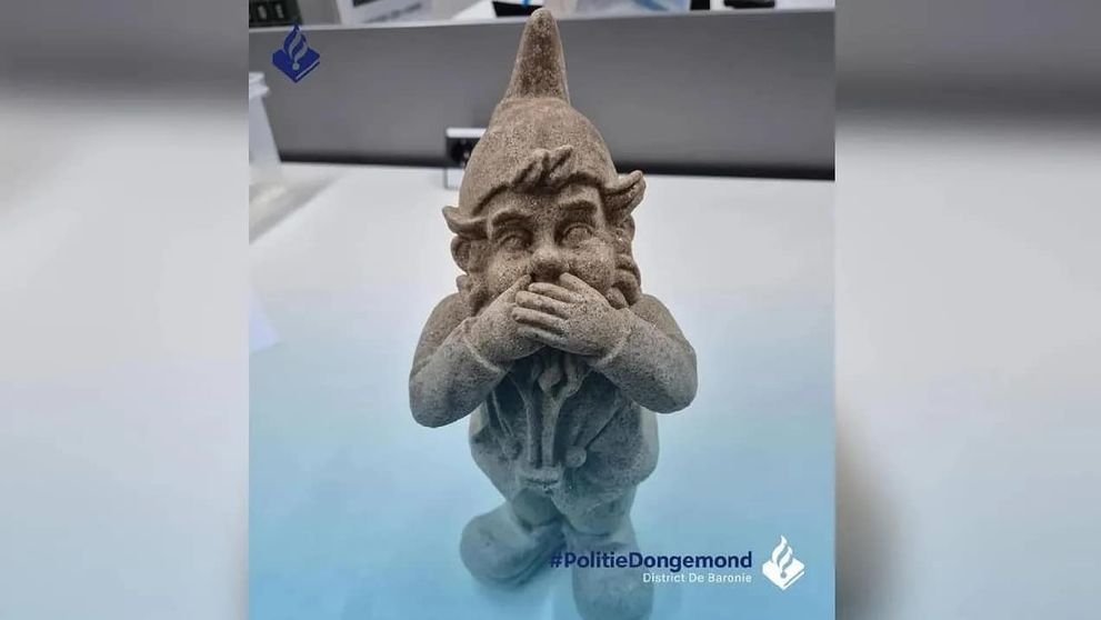 Pitic de grădină făcut în totalitate din ecstasy. Poliția: „Gnomul a fost vizibil uimit” FOTO