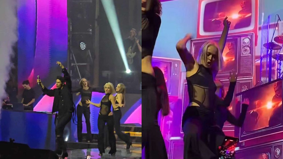 Cine este dansatoarea blondă care a făcut show la concertul lui Dan Bălan de la București. Publicul a fost în delir: „Ea este adevărata Chica Bomb”