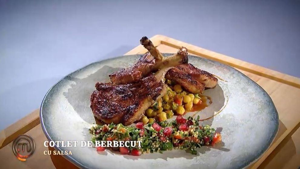 Masterchef 2024, 16 septembrie - Sami Raisour: Cotlete de berbecuț cu salsa de năut și salată tabouleh