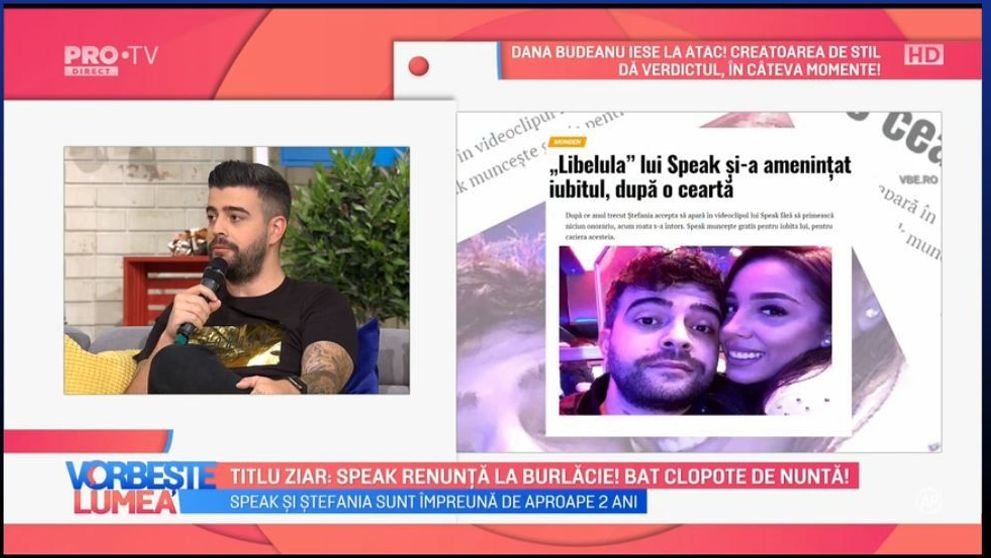 VIDEO Ce au scris ziarele despre Speak și Ștefania