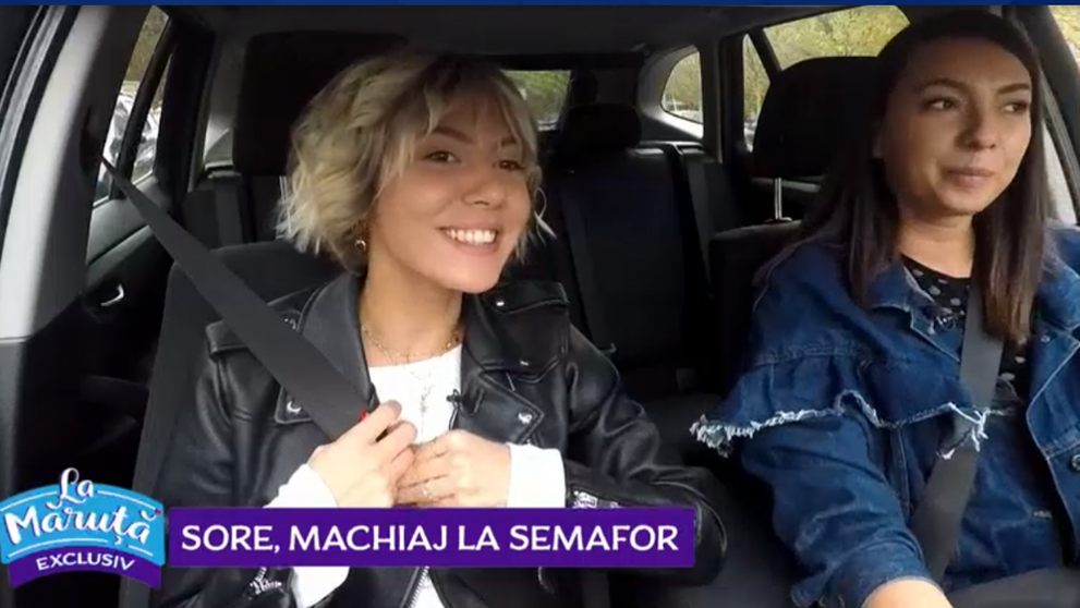 VIDEO Sore, machiaj la semafor