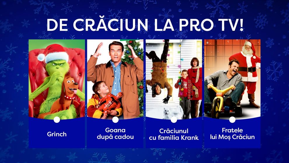 De Crăciun, fii numai bun! La PRO TV!