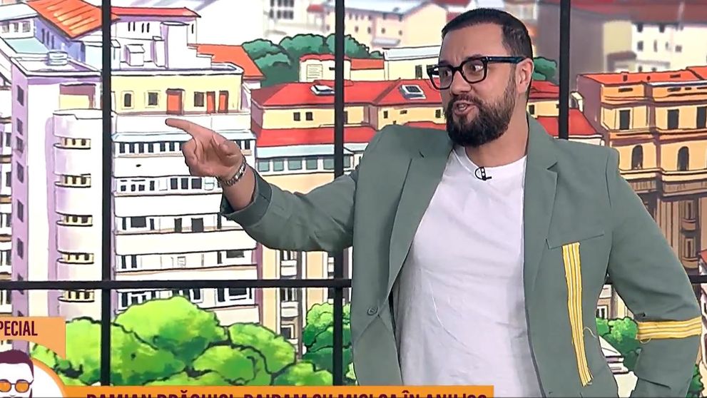 Damian Drăghici, de nerecunoscut La Măruță, alături de soția lui