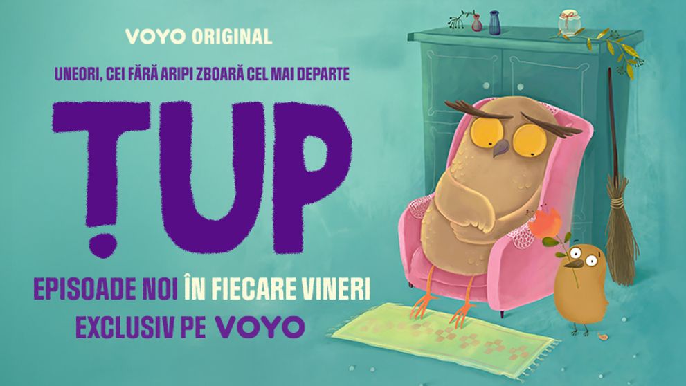 Povestea lui ȚUP continuă pe VOYO. Noi episoade, săptămânal