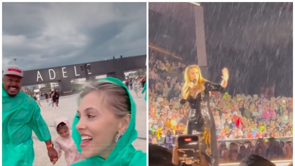 Ploaia torențială nu le-a stricat bucuria! Cabral, soția Andreea și fetița lor, experiență memorabilă la concertul lui Adele din Munchen: „Nici nu ne imaginam…”