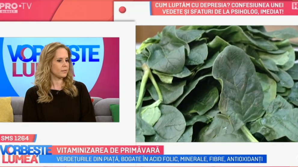 VIDEO Vitaminizarea de primăvară. Ce spune Mihaela Bilic? 
