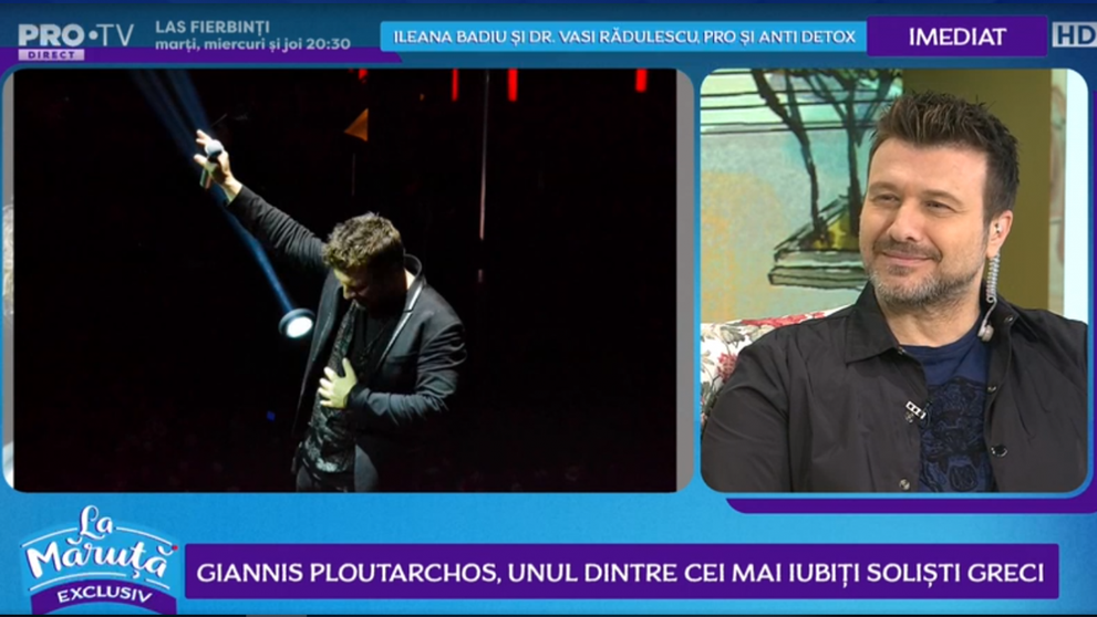 VIDEO Giannis Ploutarchos, unul dintre cei mai iubiți soliști greci
