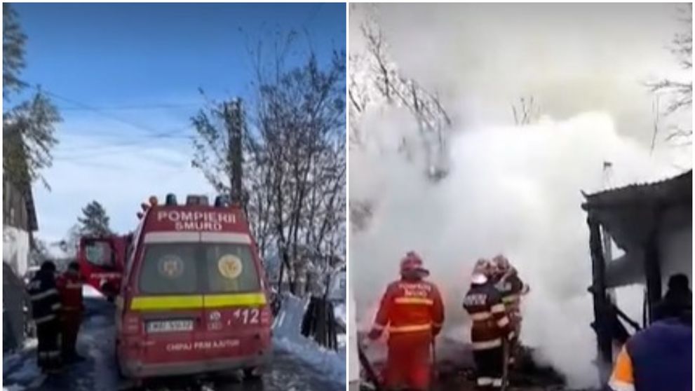 Tragedie de nedescris în Suceava! Doi frați de 1 și 3 ani au murit într-un incendiu de proporții! Imagini cumplite de la fața locului