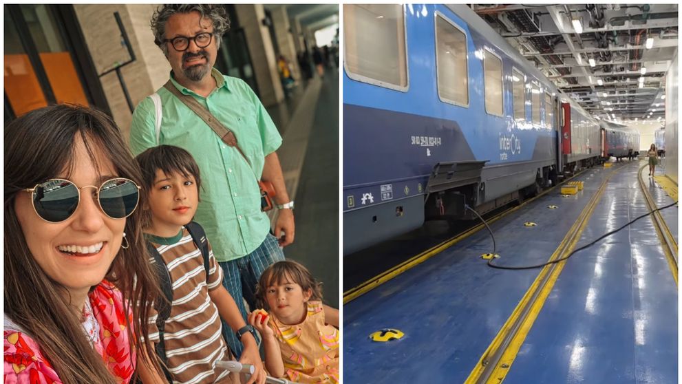 Dana Rogoz a călătorit cu celebrul tren care urcă pe feribot. Ce destinație spectaculoasă a ales