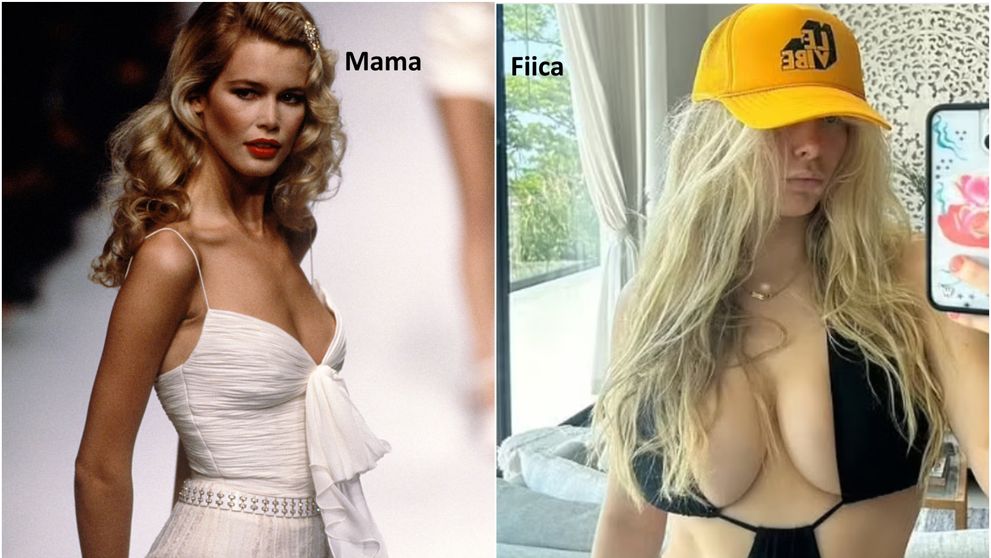 Mama ei a fost una din cele mai frumoase femei din anii ’90. Fiica Claudiei Schiffer îi calcă pe urme, la 20 de ani