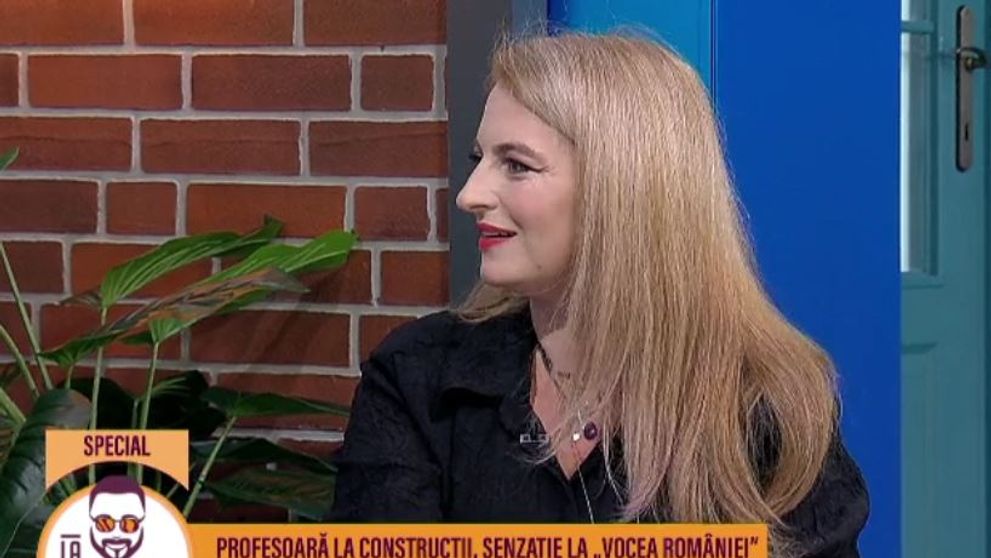 Andra Covaleov, profesoară la construcții, senzație la Vocea României și La Măruță