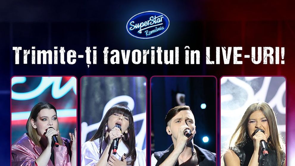 România își caută un SuperStar! Trimite-ți favoritul în LIVE-uri după START VOT. Unde poți vota
