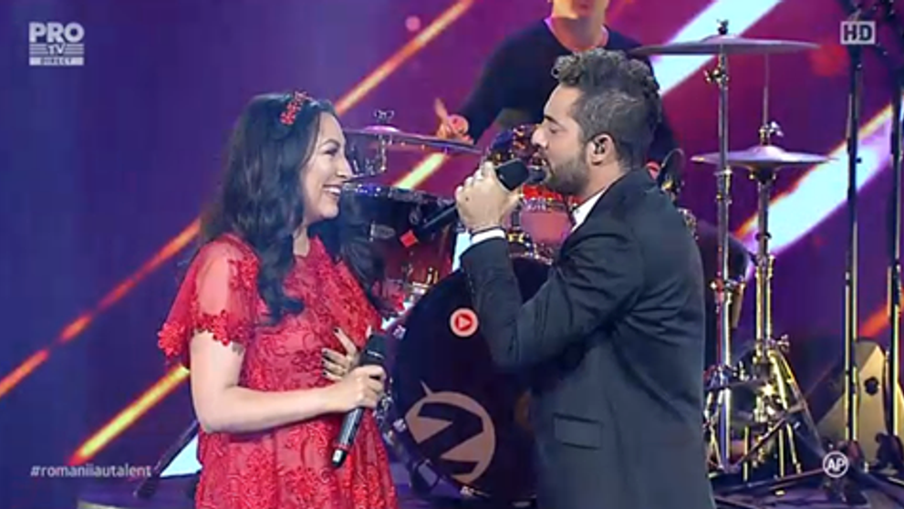 Andra a cantat LIVE pe scena Romanii au talent alaturi de David Bisbal. Vezi VIDEO 