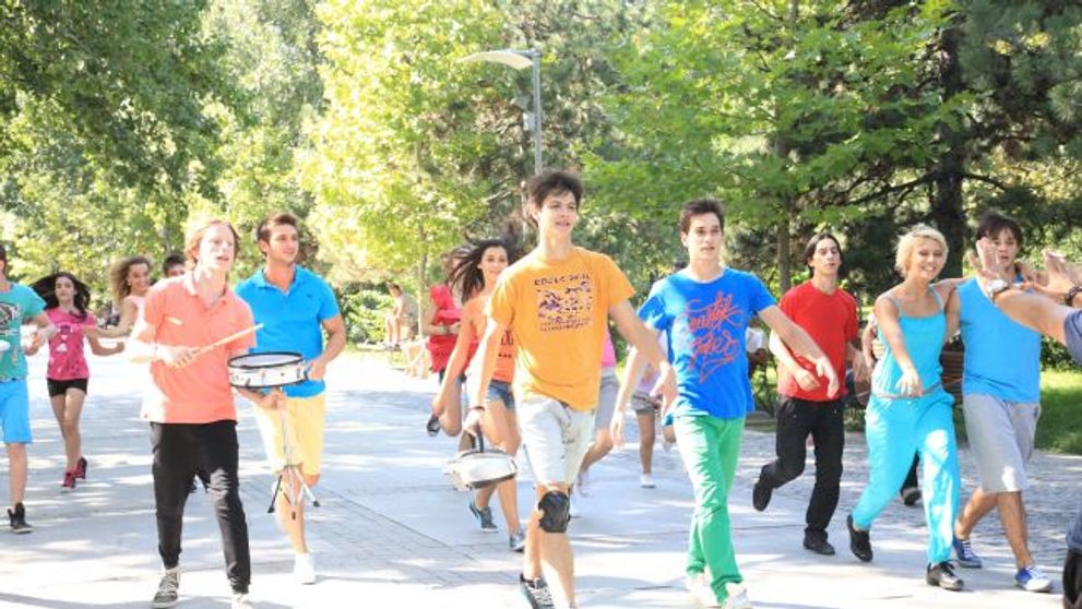 La La Band concerteaza in parc