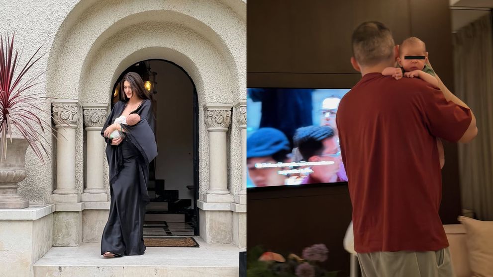 „Pentru toți cei care întrebau cine e tatăl”. Influencerița Maria Vigheciu a publicat primele imagini cu chipul iubitului ei