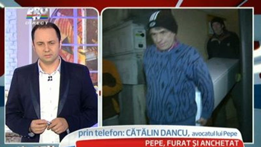 Catalin Dancu, avocatul lui Pepe: 