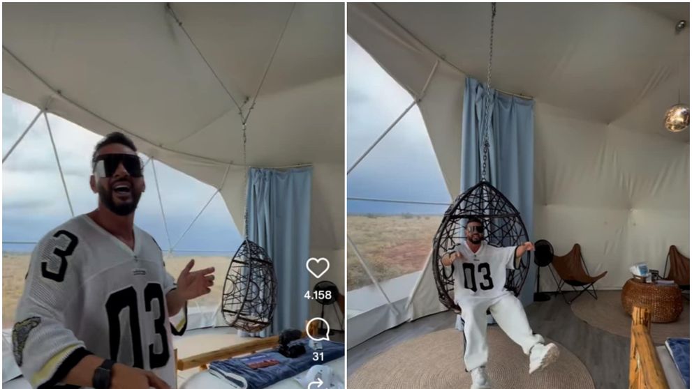 Dorian Popa, cazare de 500 de euro pe noapte la… cort. Cum arată cortul de lux în care a stat „la poalele Grand Canyonului”
