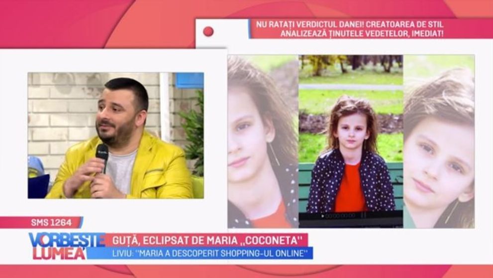 VIDEO Liviu Guță, eclipsat de fiica lui Maria