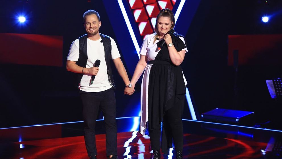 VIDEO Oana și Răzvan Ailoae, un duet de senzație la Vocea României: „Ne bucurăm că suntem aici”