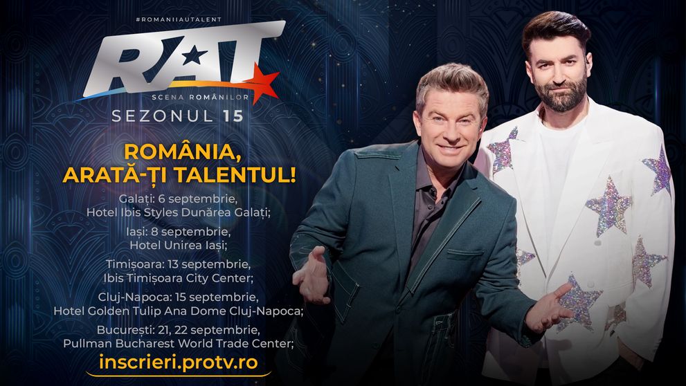 Cum să te înscrii la casting pentru Românii au talent. Caravana care caută eroi pentru sezonul 15 ajunge la Galați