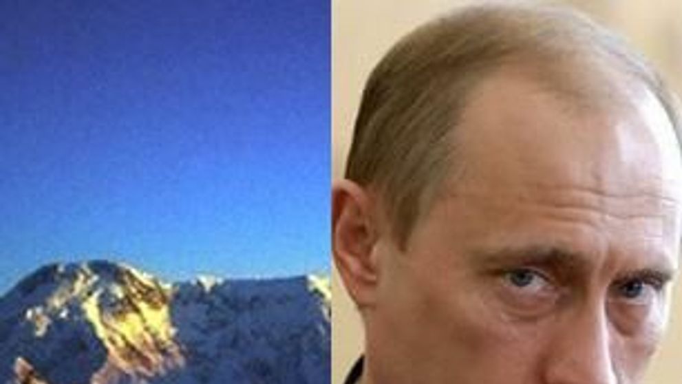 Vladimir Putin are un munte in Kirghistan
