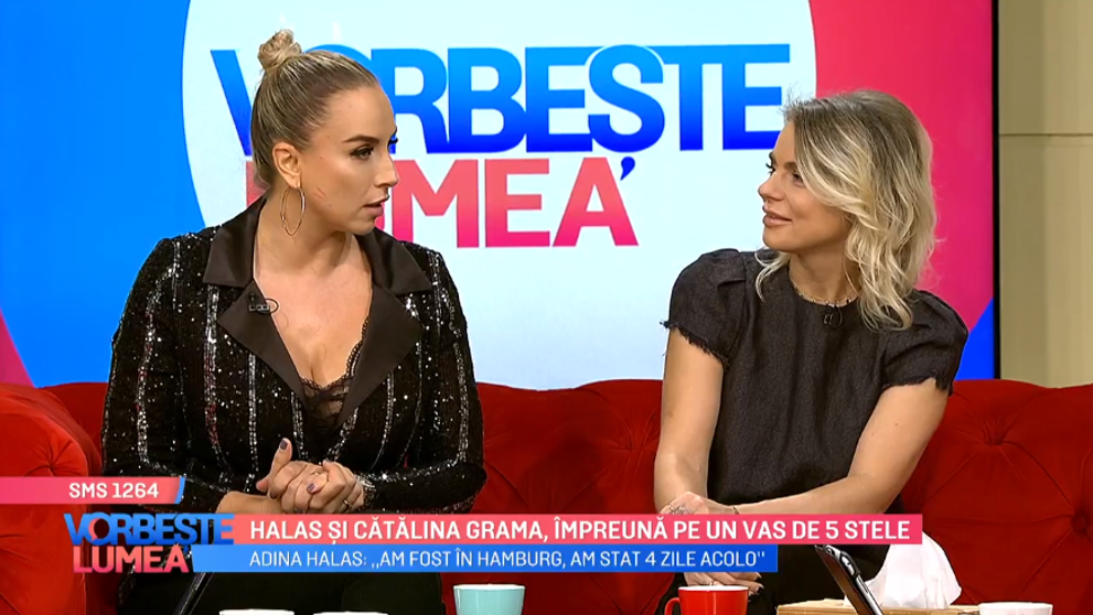 VIDEO Halas și Cătălina Grama (Jojo), împreună pe un vas 5 stele