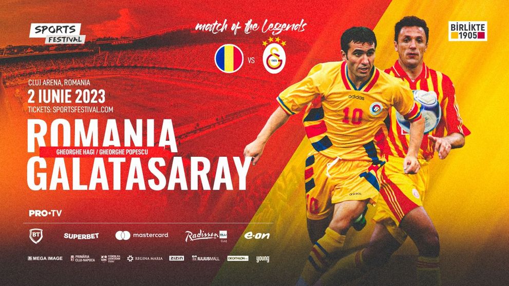 “Gheata de Aur” Mário Jardel va juca la demonstrativul anului, la Sports Festival!