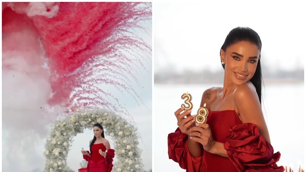 Adelina Pestrițu, aniversare opulentă: look de Oscar și artificii asortate cu rochia! Cum a sărbătorit vedeta împlinirea a 38 de ani