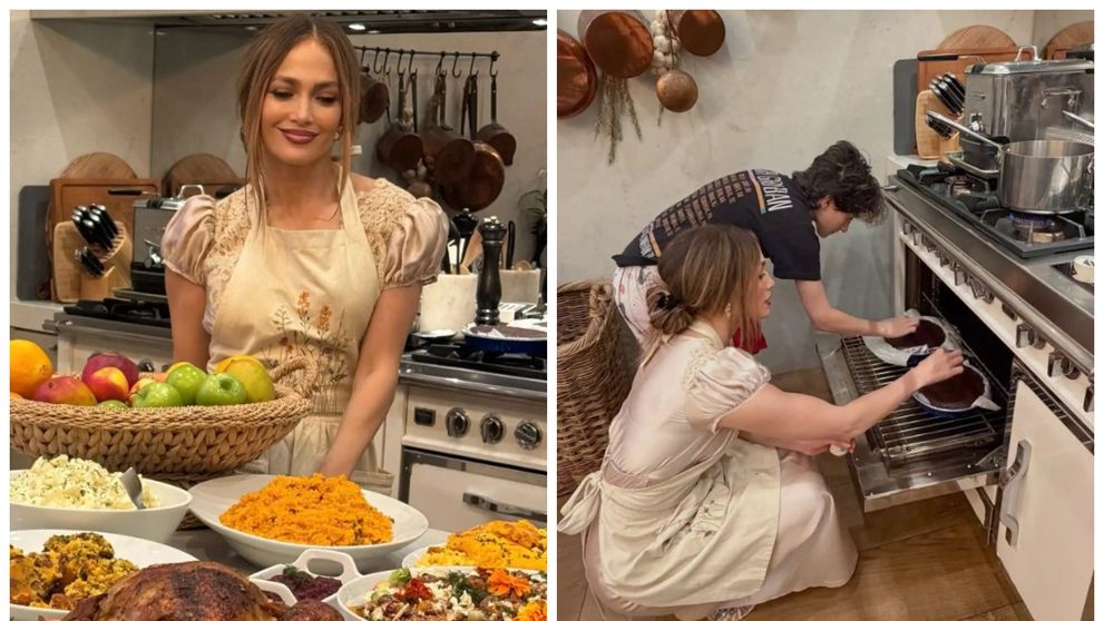 Jennifer Lopez, o gospodină desăvârșită. Artista a organizat un adevărat ospăț de Ziua Recunoștinței