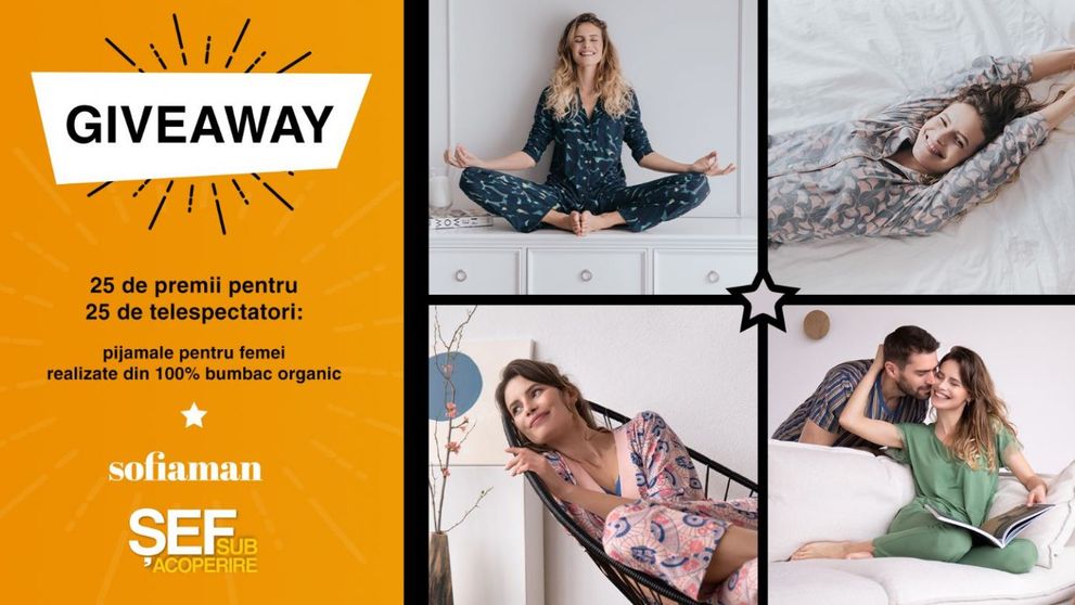 GIVEAWAY SĂPTĂMÂNAL. Răspunde la provocare și poți câștiga premii pufoase pentru un somn odihnitor!
