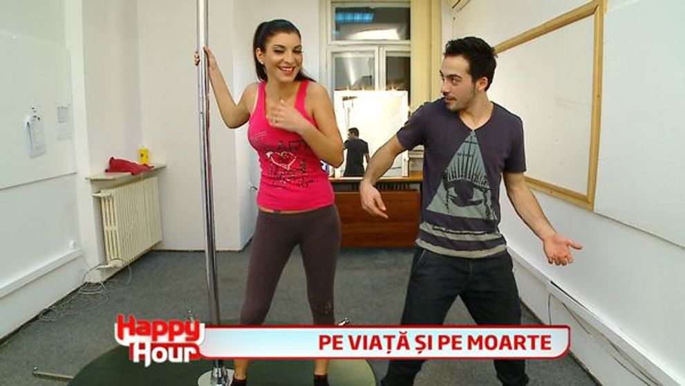 Andreea Tonciu s-a lovit, a cazut si s-a vaicarit tot timpul cat a invatat sa danseze la bara. Ea chiar credea ca o sa fie buna la asta: VIDEO